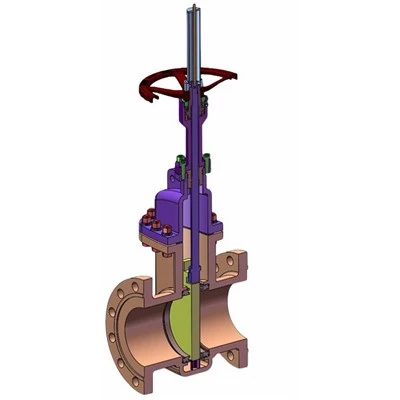 Quick Opening Flat Gate Valve without Diversion Hole